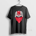 Original Outlaw Skull Gang Wearing A Cap X Nebraska Cornhuskers