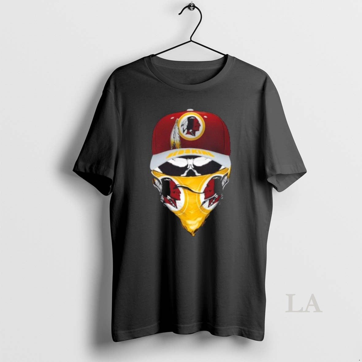 Original Outlaw Skull Gang Wearing A Cap X Washington Redskins