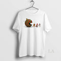 Original Pacman Chasing Gingerbread Man Elves And Snowman Merry Christmas Classic Video Game