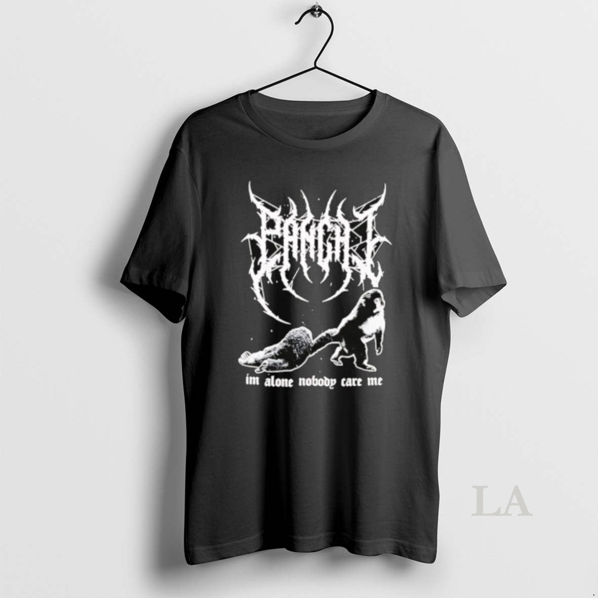 Original Panch Im Alone Nobody Care Me Monkey Graphic