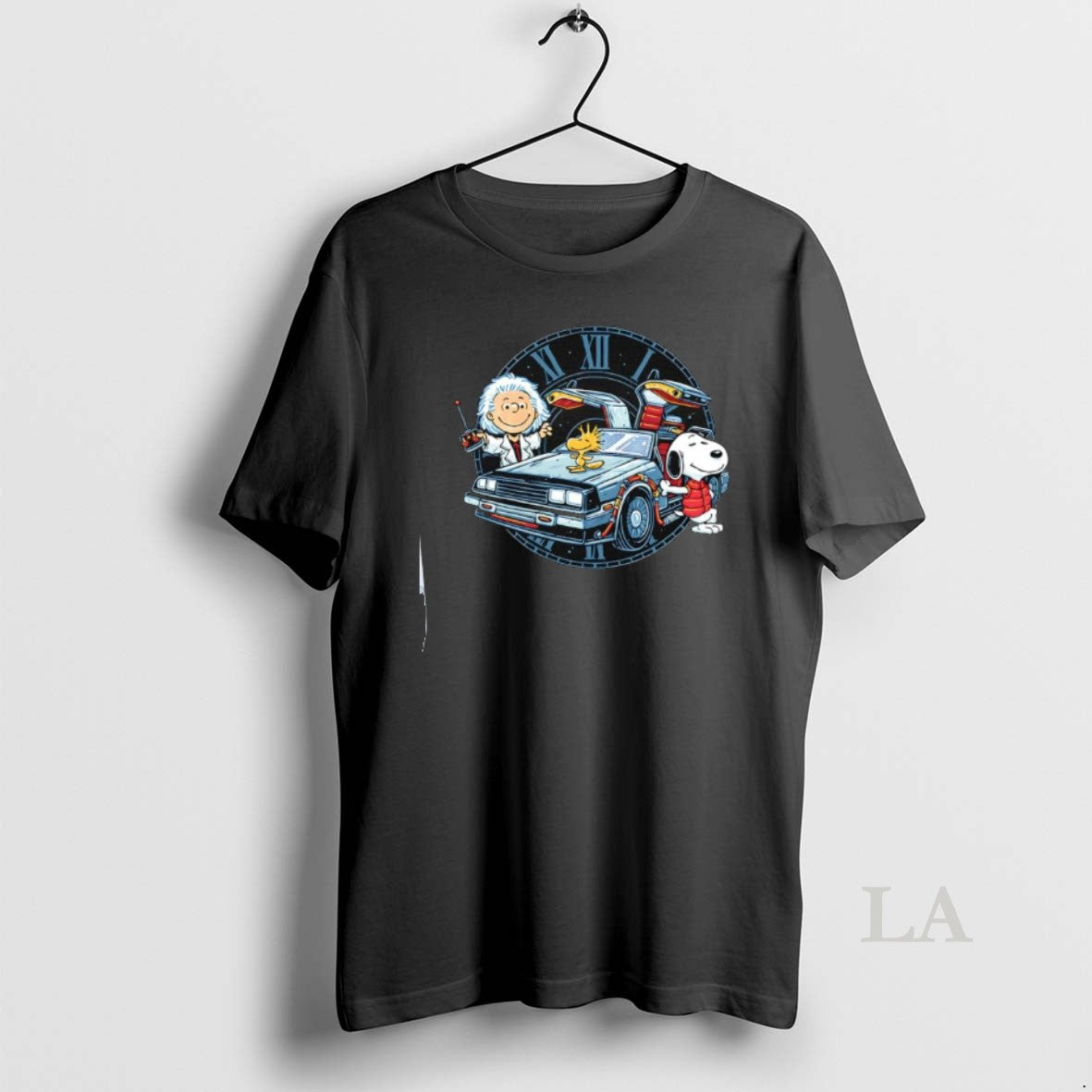 Original Peanuts Characters Back To The Future Time Travel Buddies Graphic