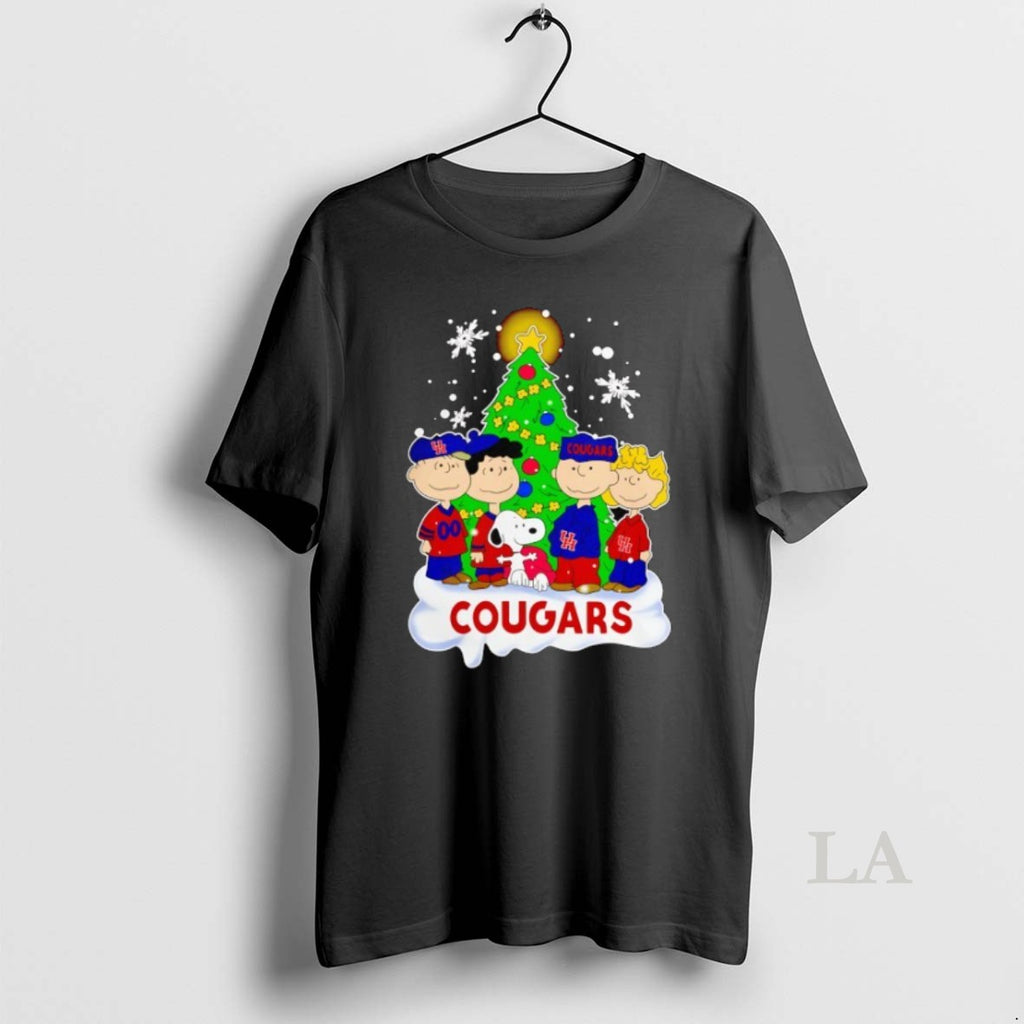 Original Peanuts Characters Houston Cougars Christmas