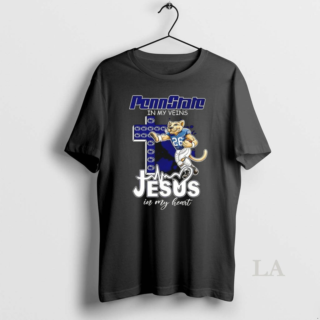 Original Penn State In My Veins Jesus In My Heart