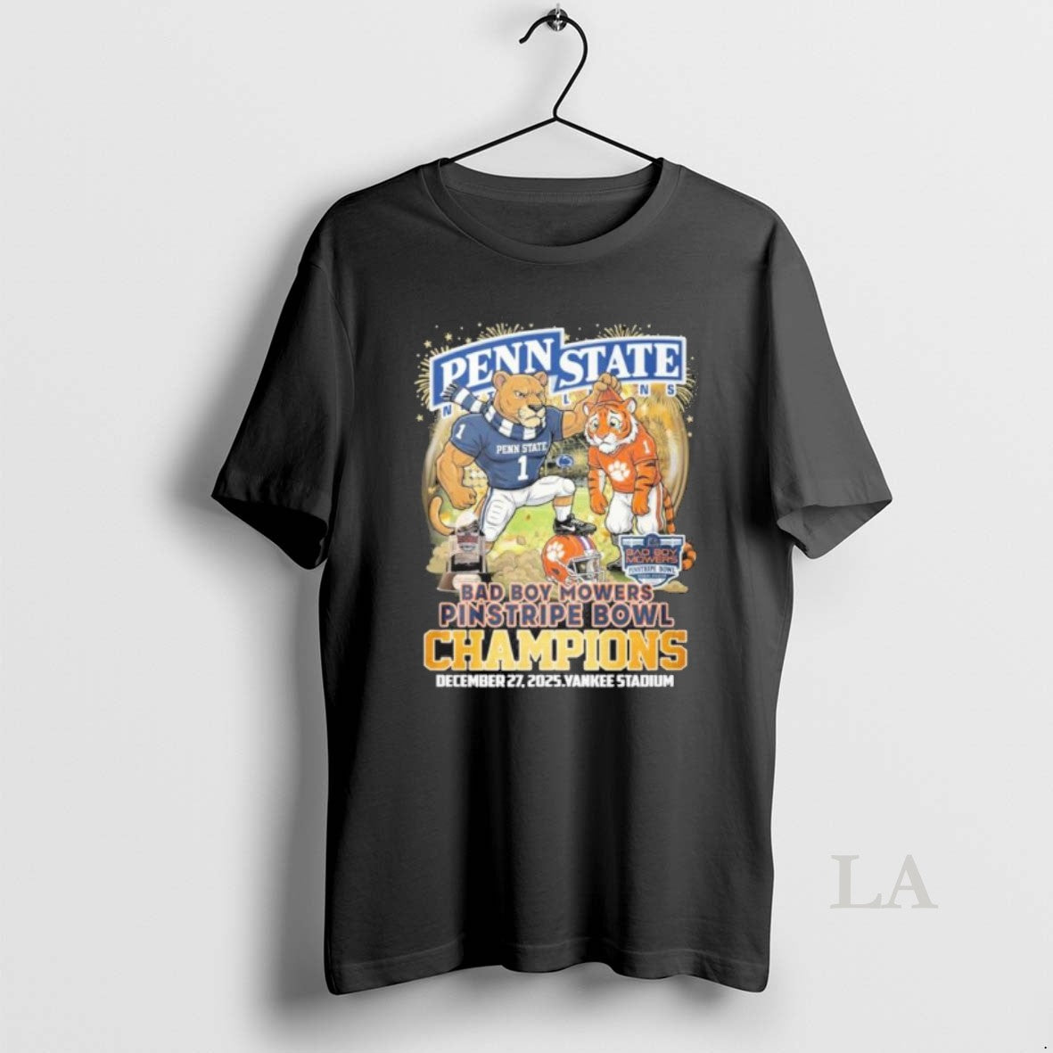 Original Penn State Mascot Pinstripe Bowl Champions