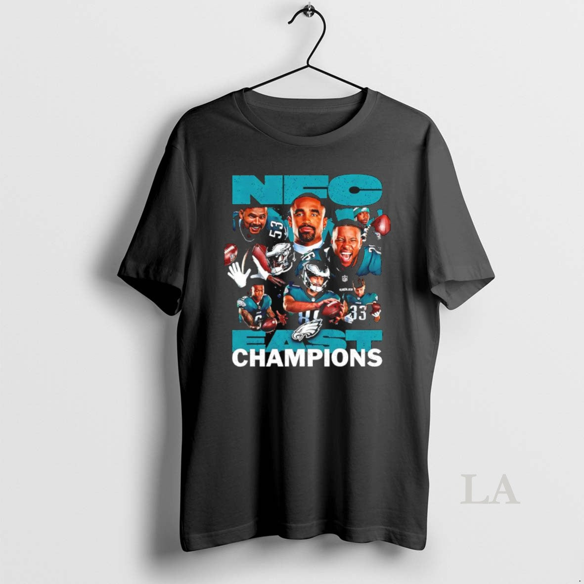 Original Philadelphia Eagles 2025 Nfc East Division Champions Player Collage Fly Eagles Fly