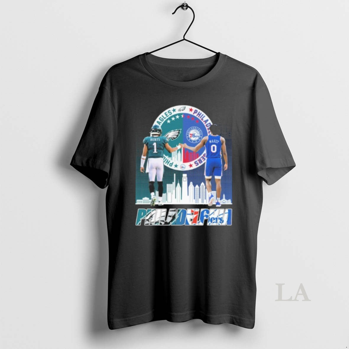 Original Philadelphia Hurts X Maxey Player City Text