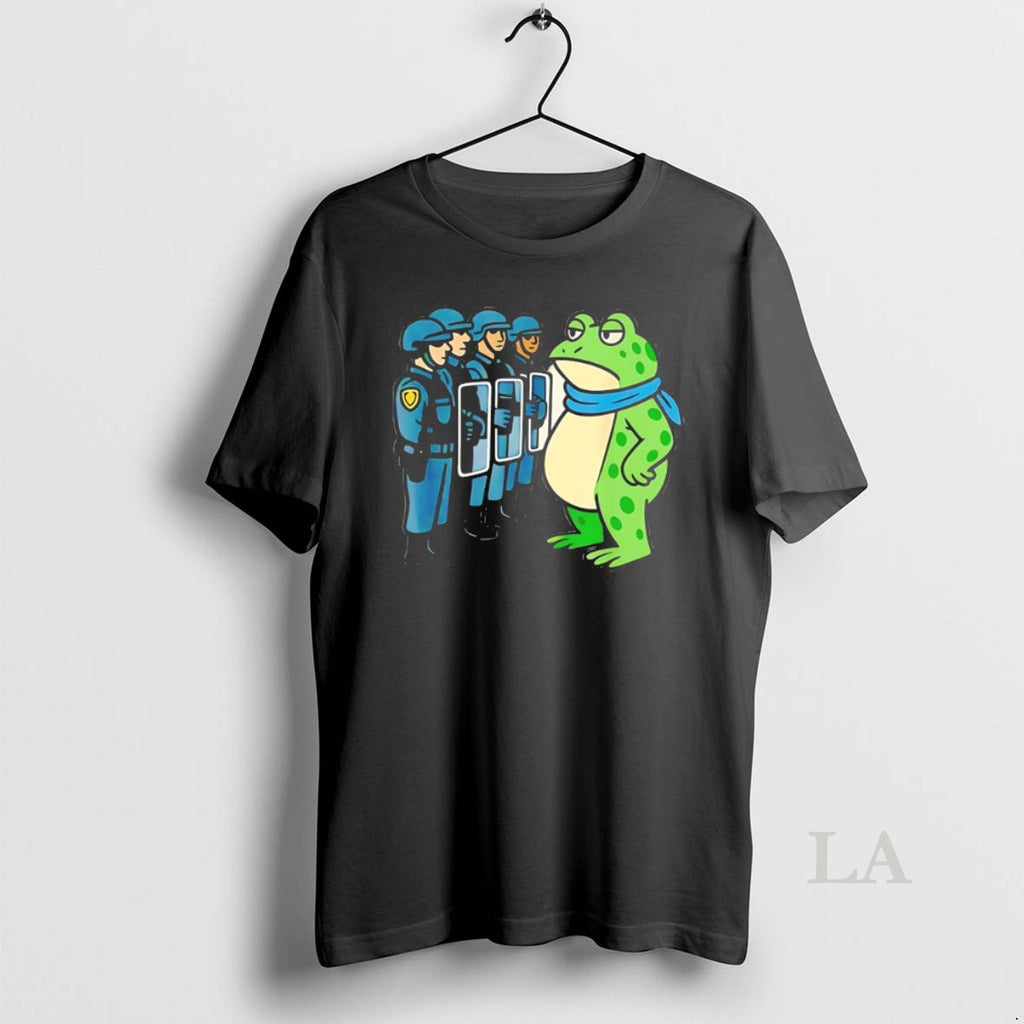 Original Portland Frog Courage To Speak Up Stand