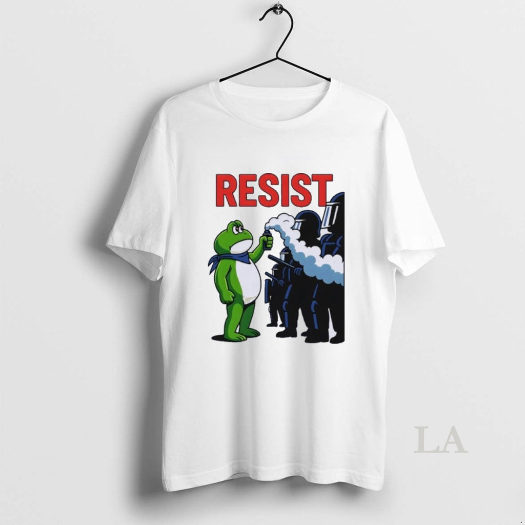Original Portland Frog Trending Funny Video Protest Resist