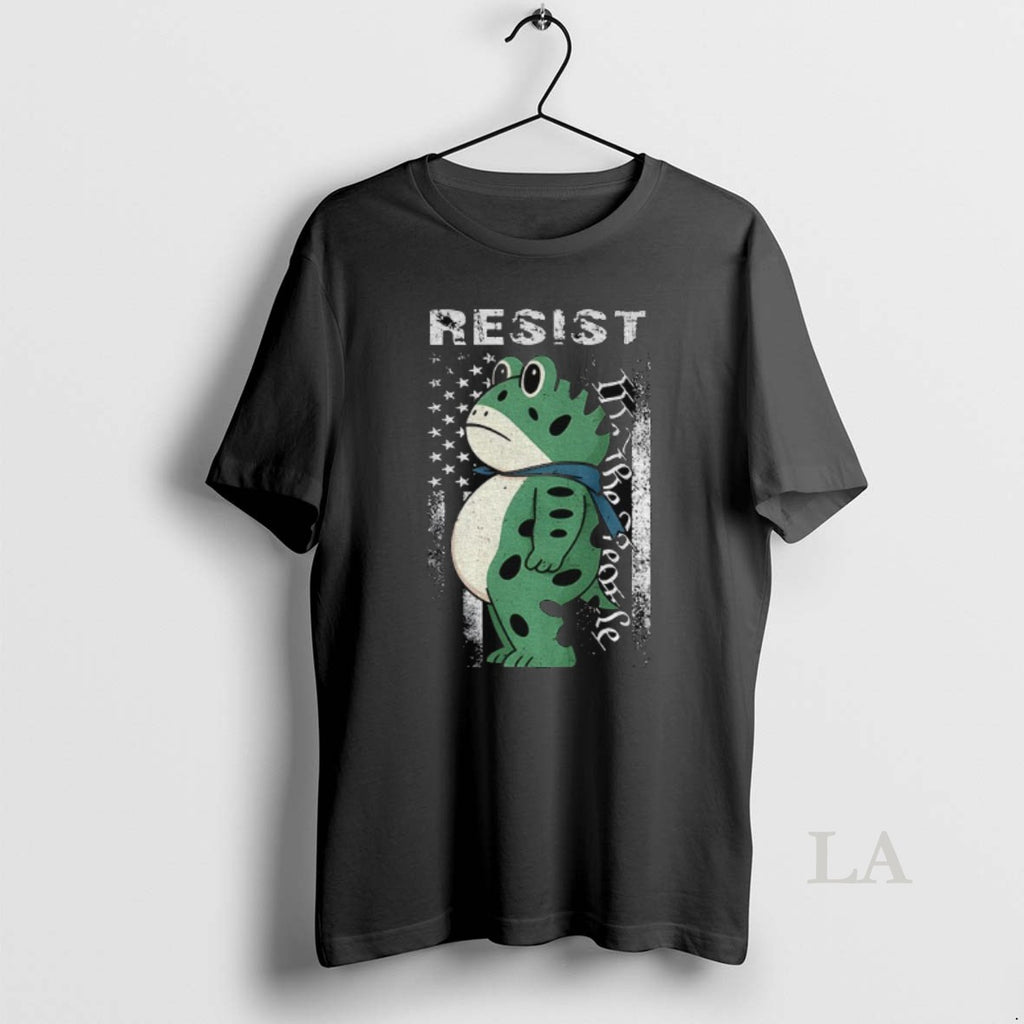 Original Portland Frog We The People Protest Patriotic America Flag