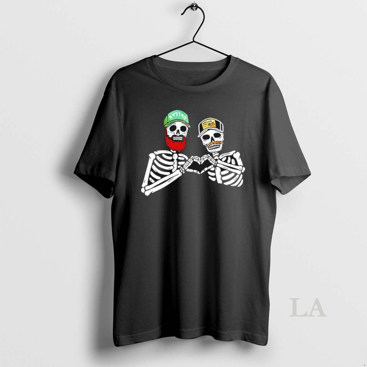 Original Post Malone And Morgan Skeleton Heart Hand