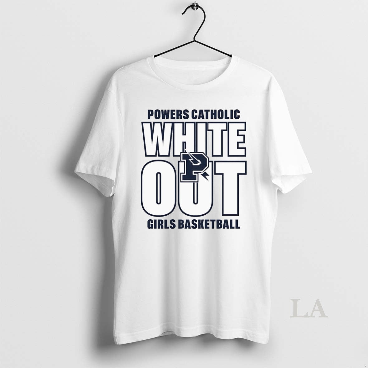 Original Powers Catholic Girls Basketball White Out
