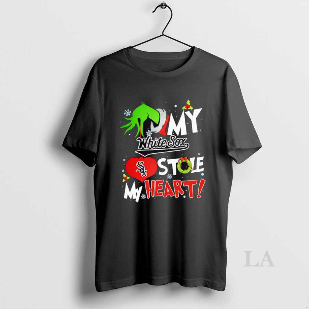 Original Premium Grinch Hand My Chicago White Sox Stole My Heart Christmas