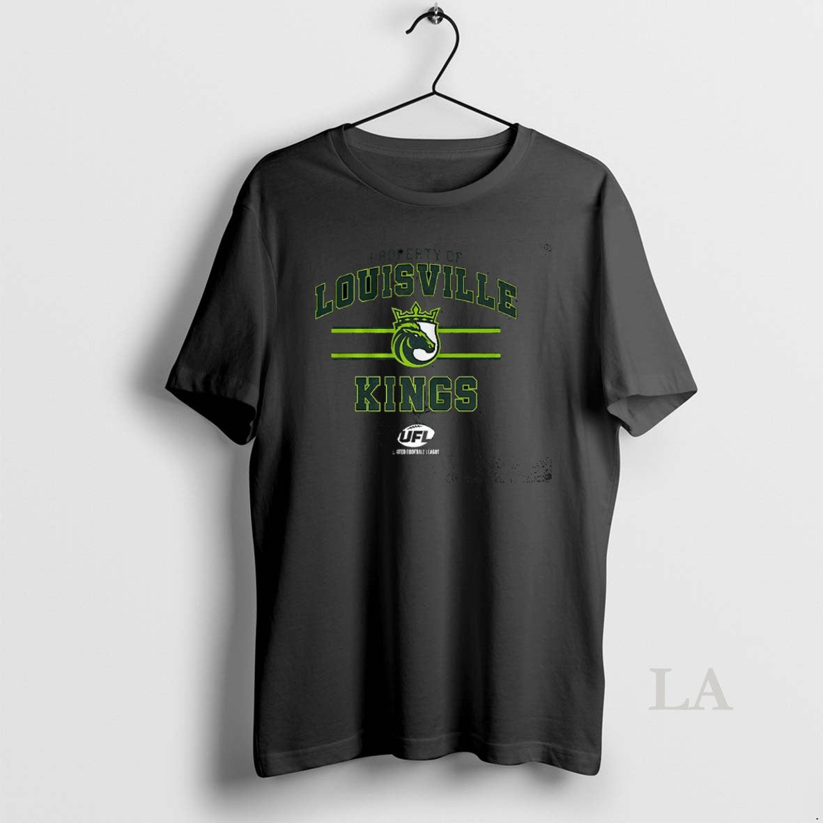 Original Property Of Louisville Kings Ufl Logo Striped