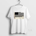 Original Redacted Preamble White Us Flag