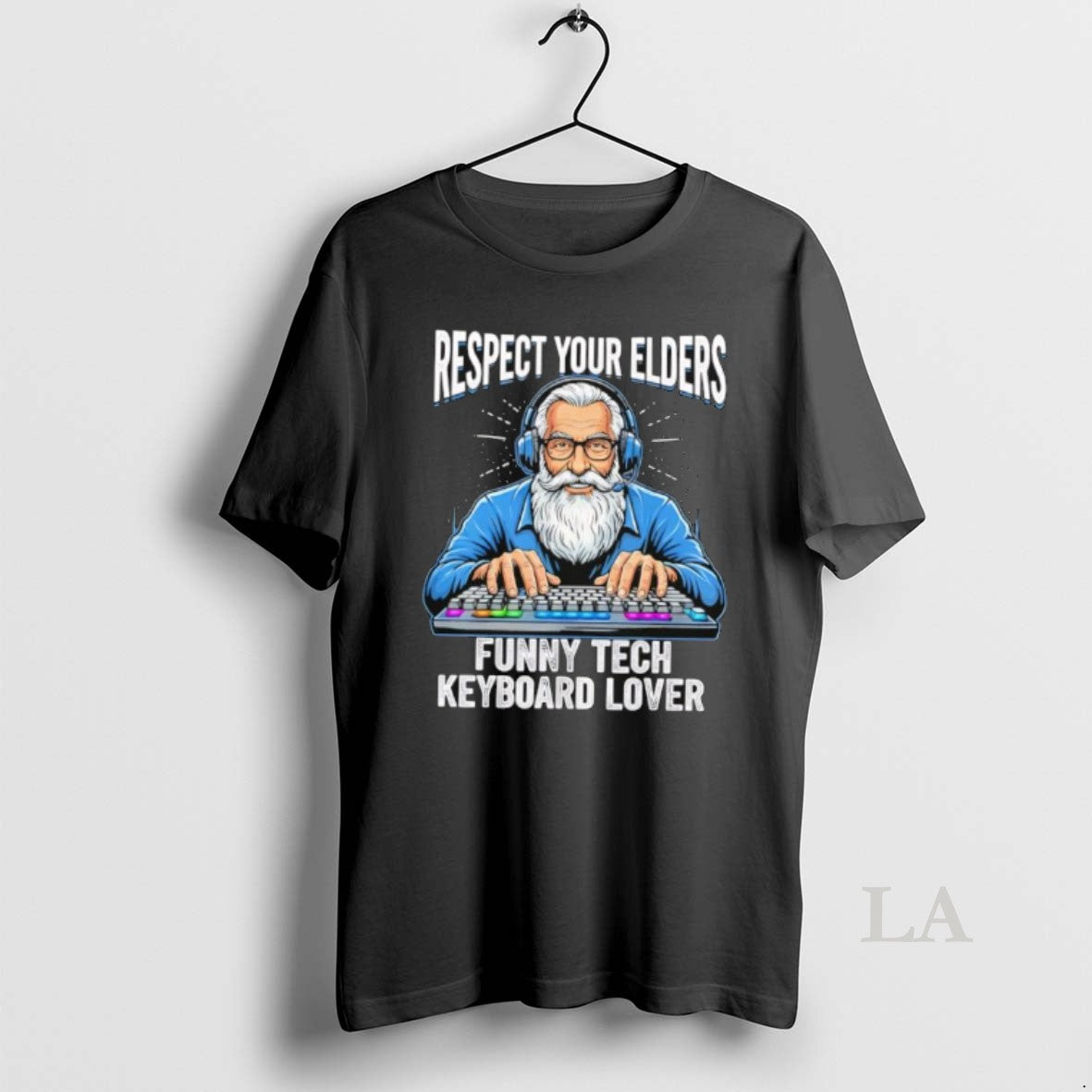 Original Respect Your Elders Funny Tech Keyboard Lover
