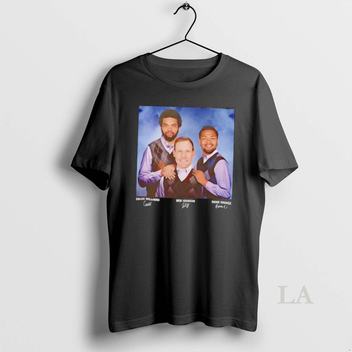 Original Rome Odunze Caleb Williams Ben Johnson Football Chicago Step Brothers