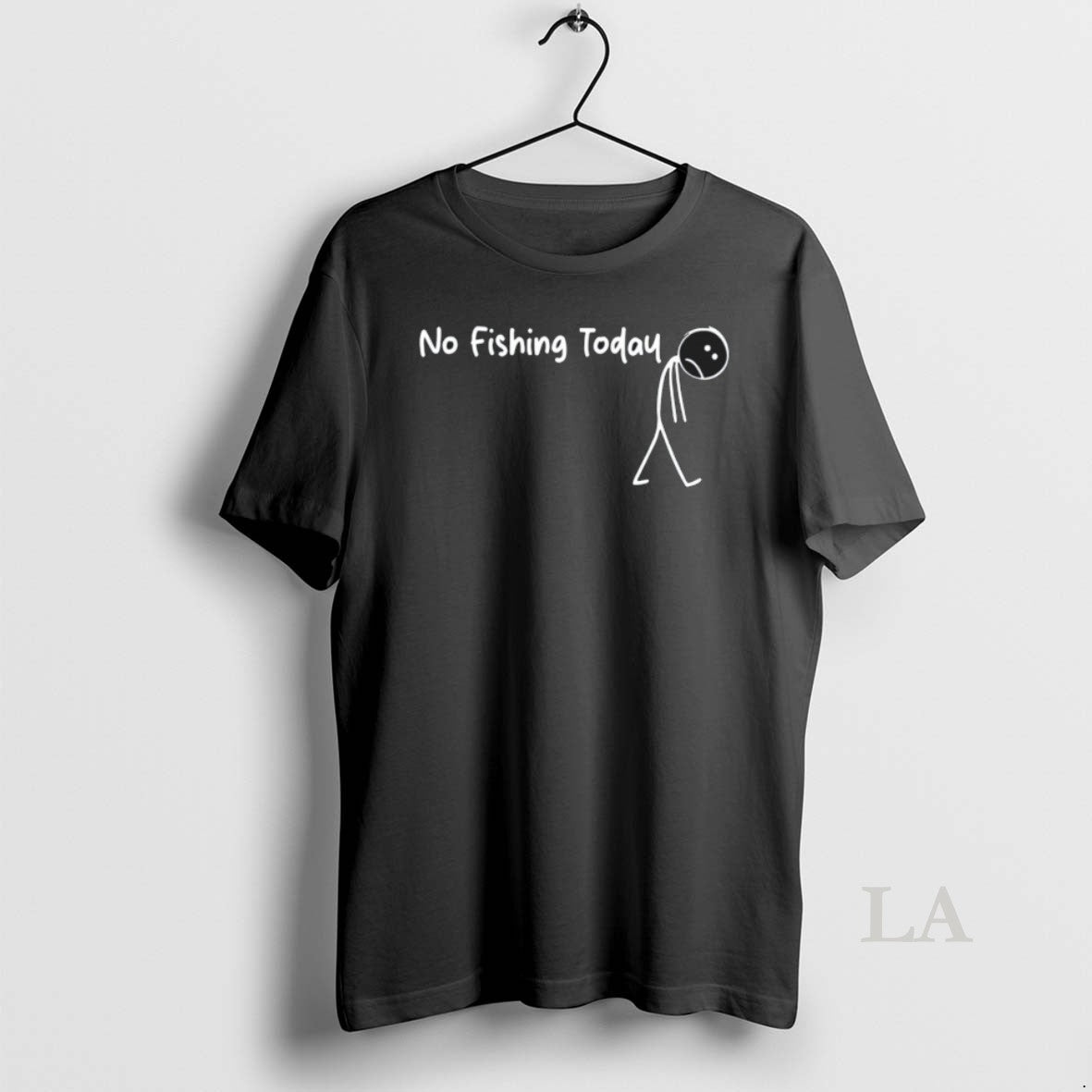 Original Sad Stick Man No Fishing Today Meme