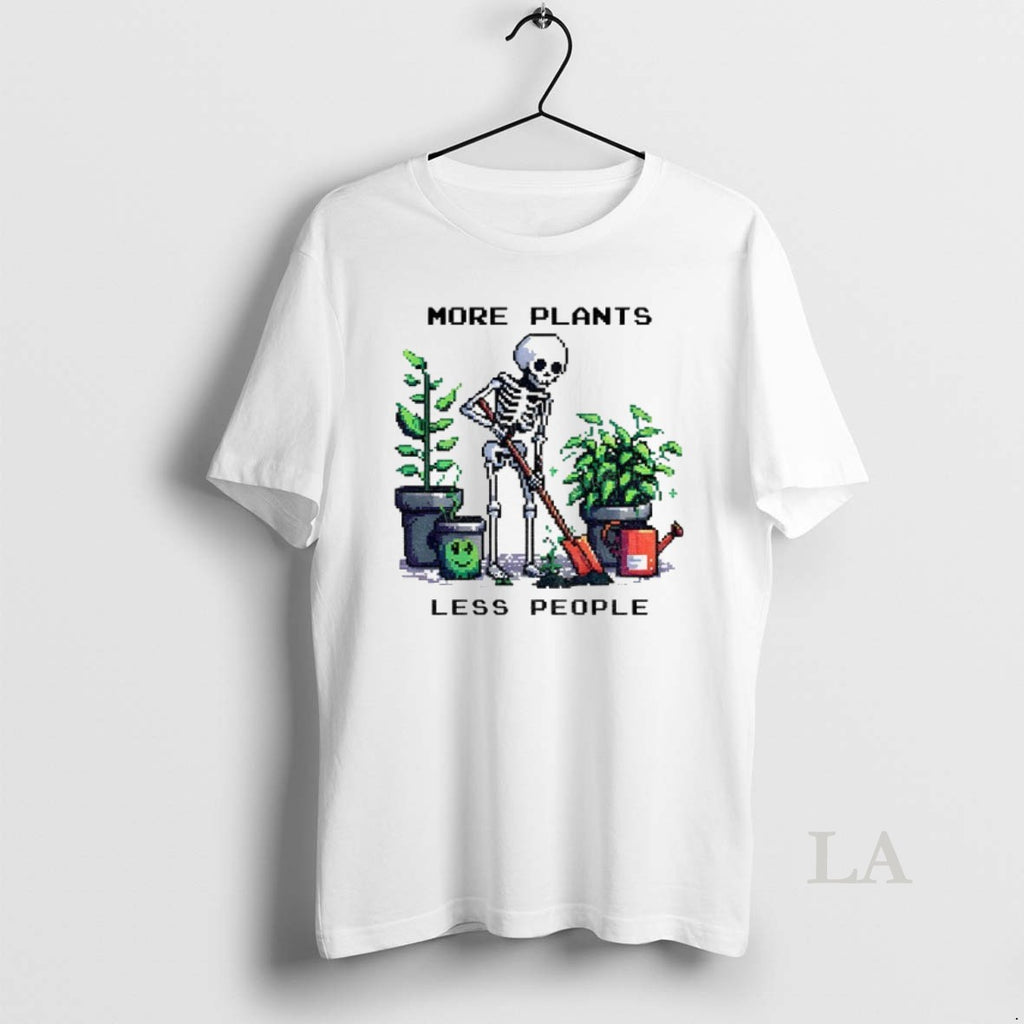 Original Skeleton Planting Trees More Plants Less People