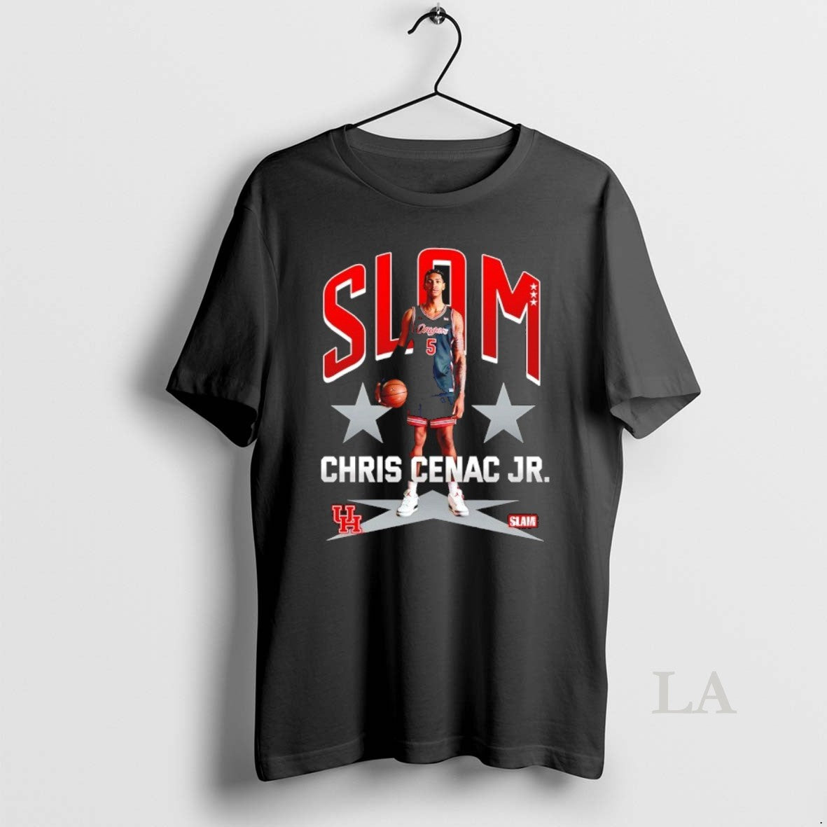 Original Slam Houston Cougars Chris Cenac Jr