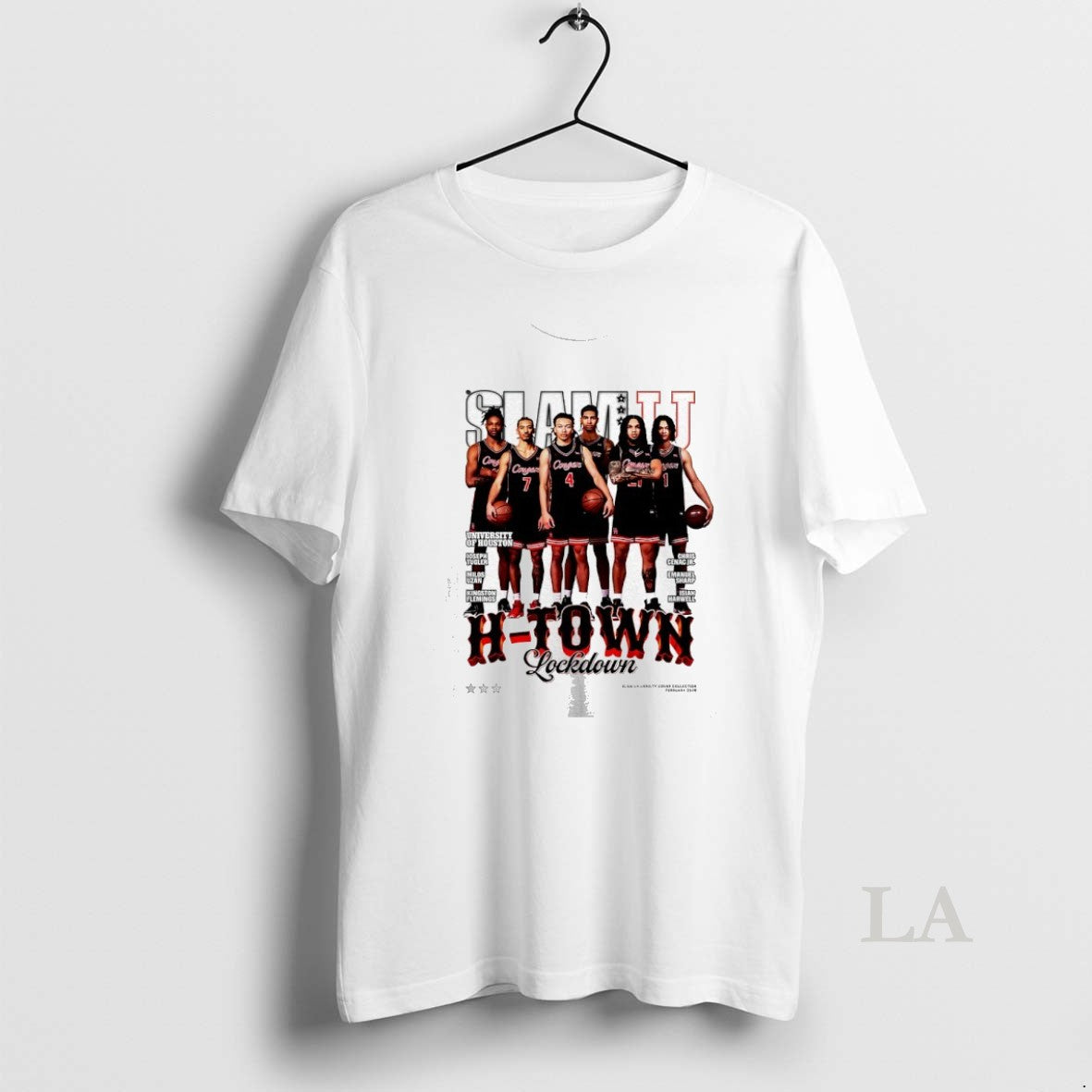 Original Slam Houston Cougars Mens Basketball H Town Lockdown