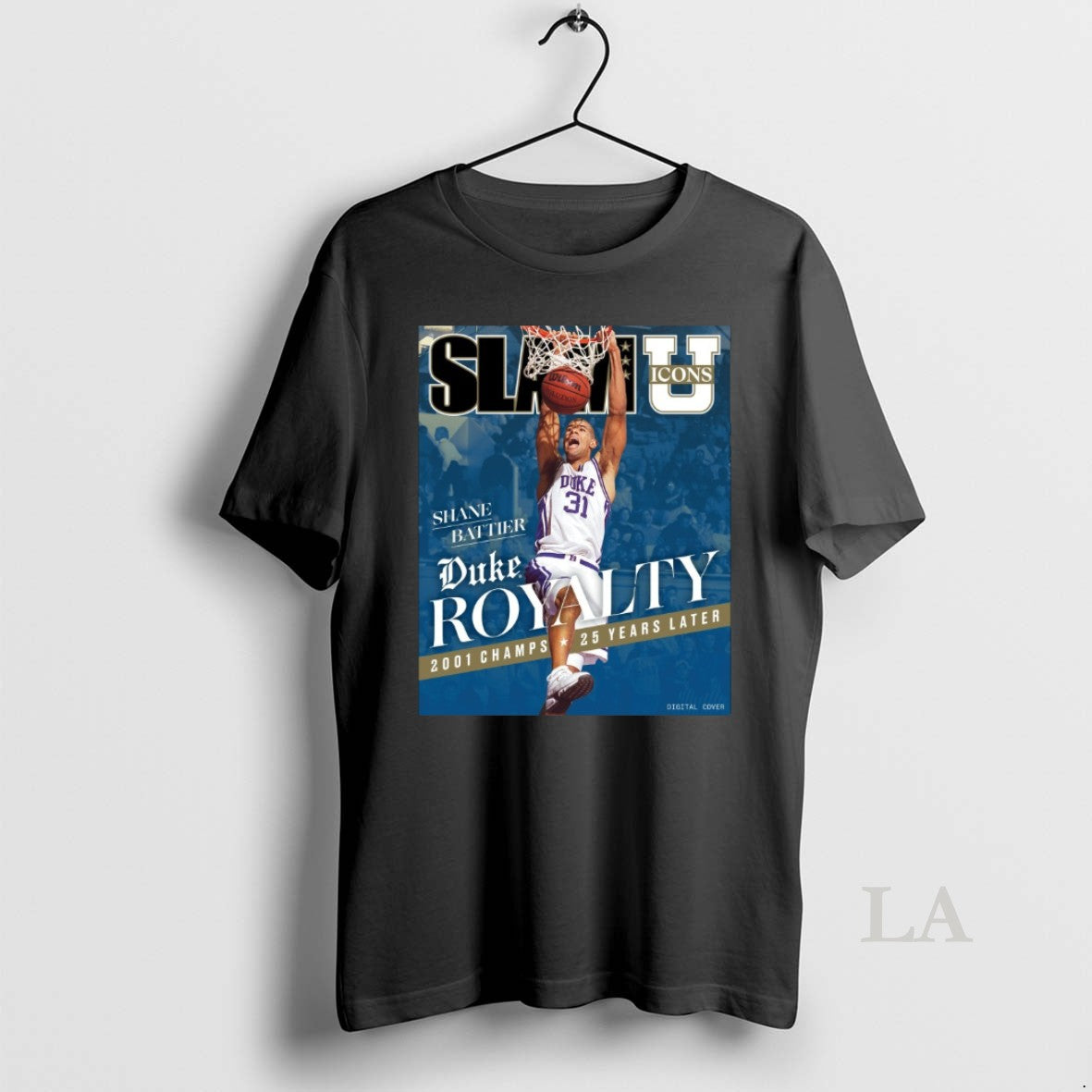 Original Slam Icons Legendary Shane Battier Duke Royalty 2001 Champs 25 Years Later