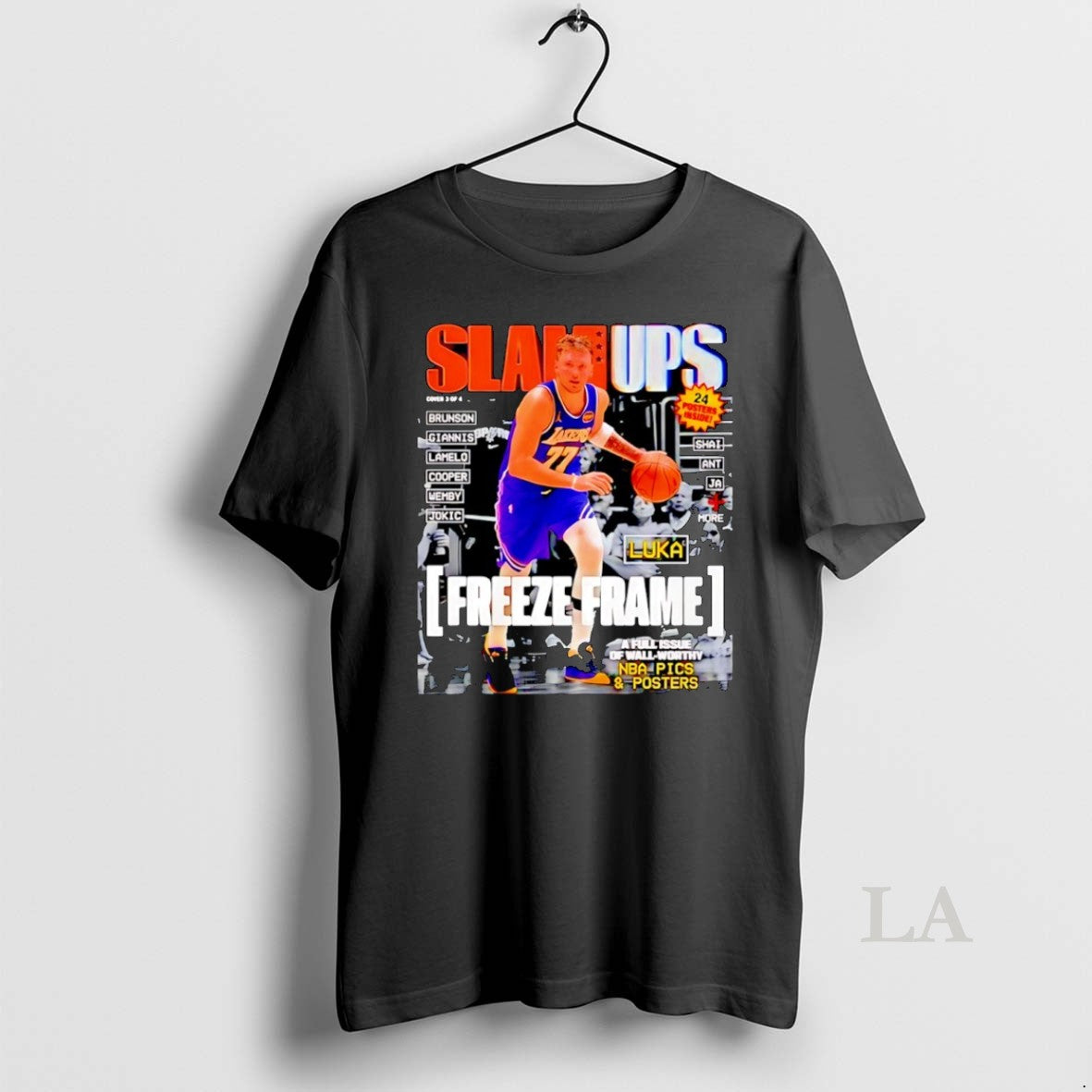 Original Slamups Luka Doncic La Lakers Magazine Graphic