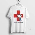 Original Snoopy Be Cool Give Blood Circle