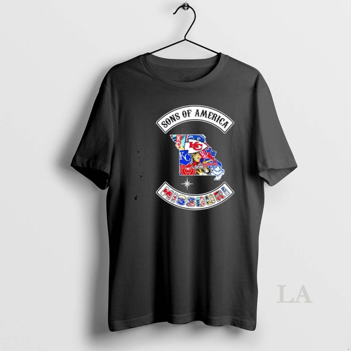 Original Son Of America Missouri Map Sports Logos Combine