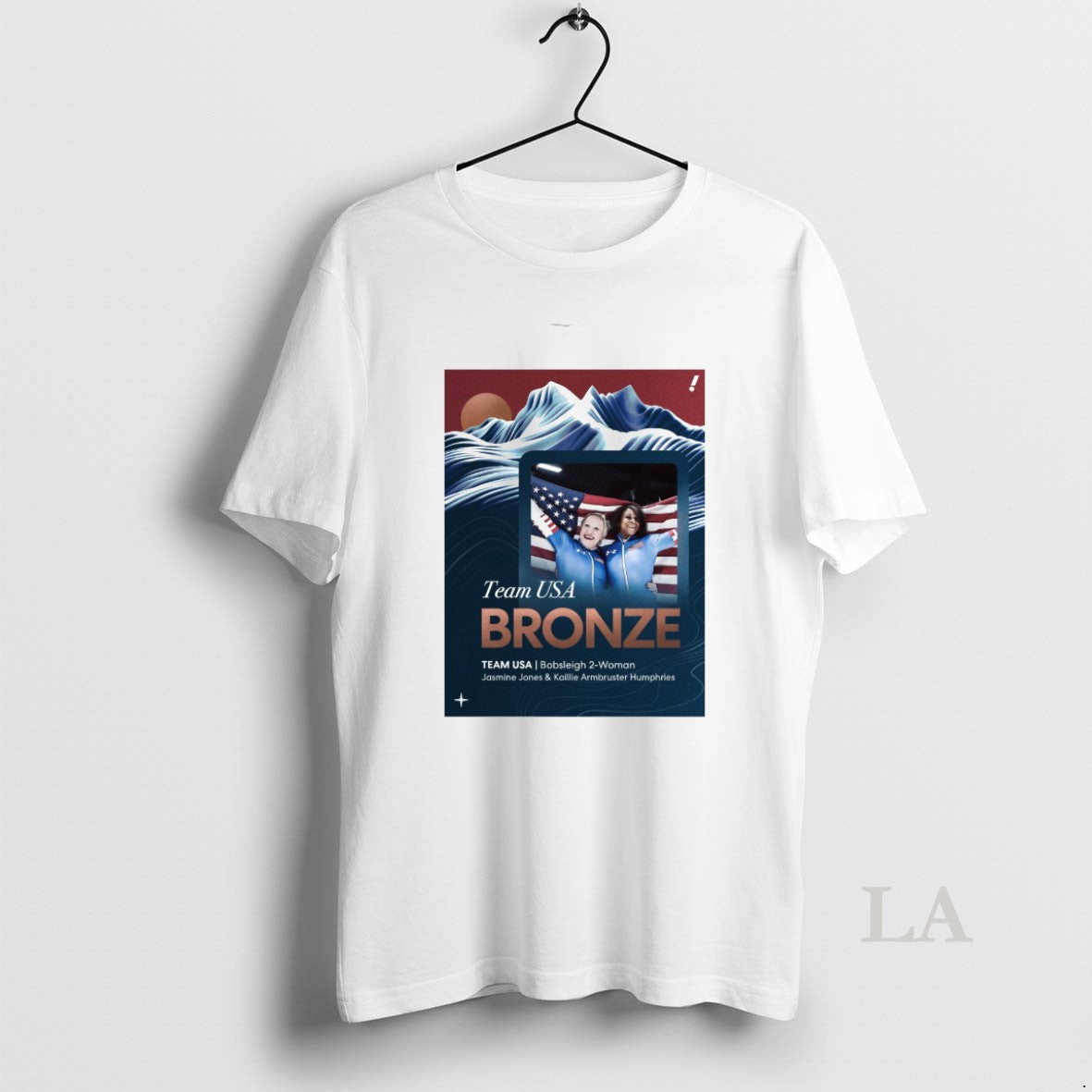 Original Team Usa Bronze Bobsleigh 2 Woman Jasmine Jones And Kaillie Armbruster Humphries