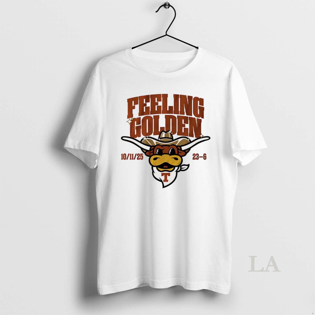 Original Texas Longhorns Football Feeling Golden 2025 Mascot