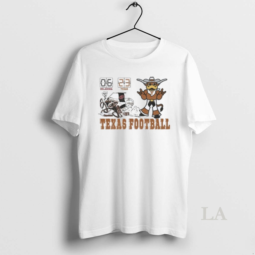 Original Texas Longhorns Vs Oklahoma Sooners 2025 Score Mascot