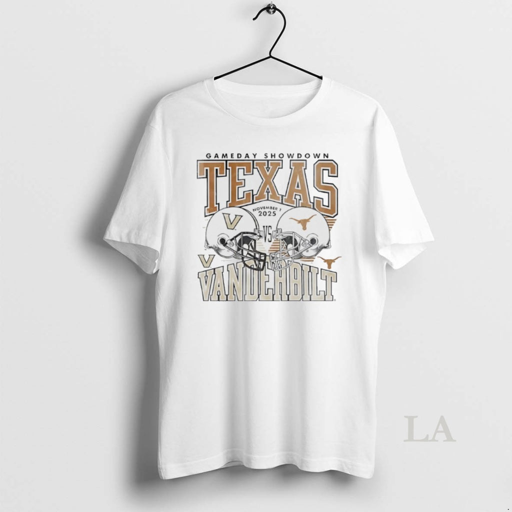 Original Texas Longhorns Vs Vanderbilt Commodores 2025 Gameday Showdow