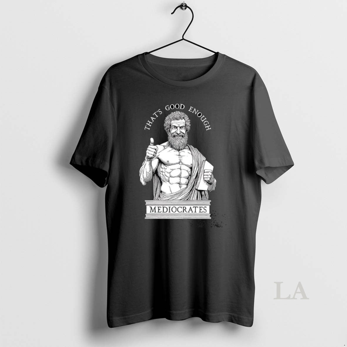 Original Thats Good Enough Mediocrates Humorous Ancient Philosopher Meme