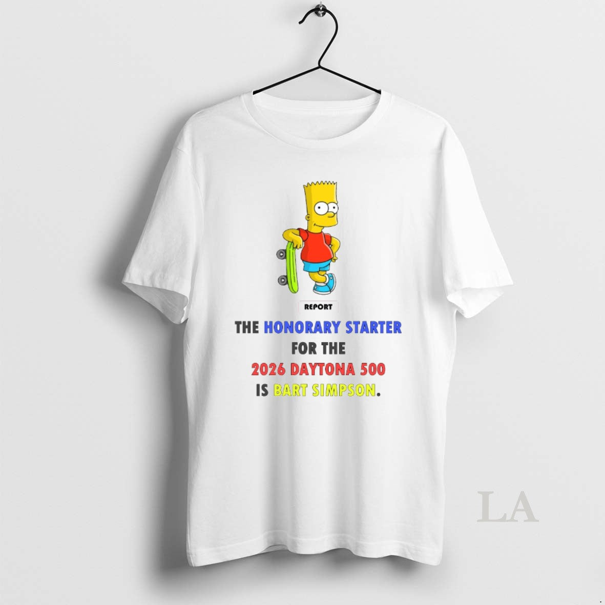 Original The Honorary Starter For The 2026 Dayto_ce_bf_ce_bd_ce_b1 500 Is Bart Simpson