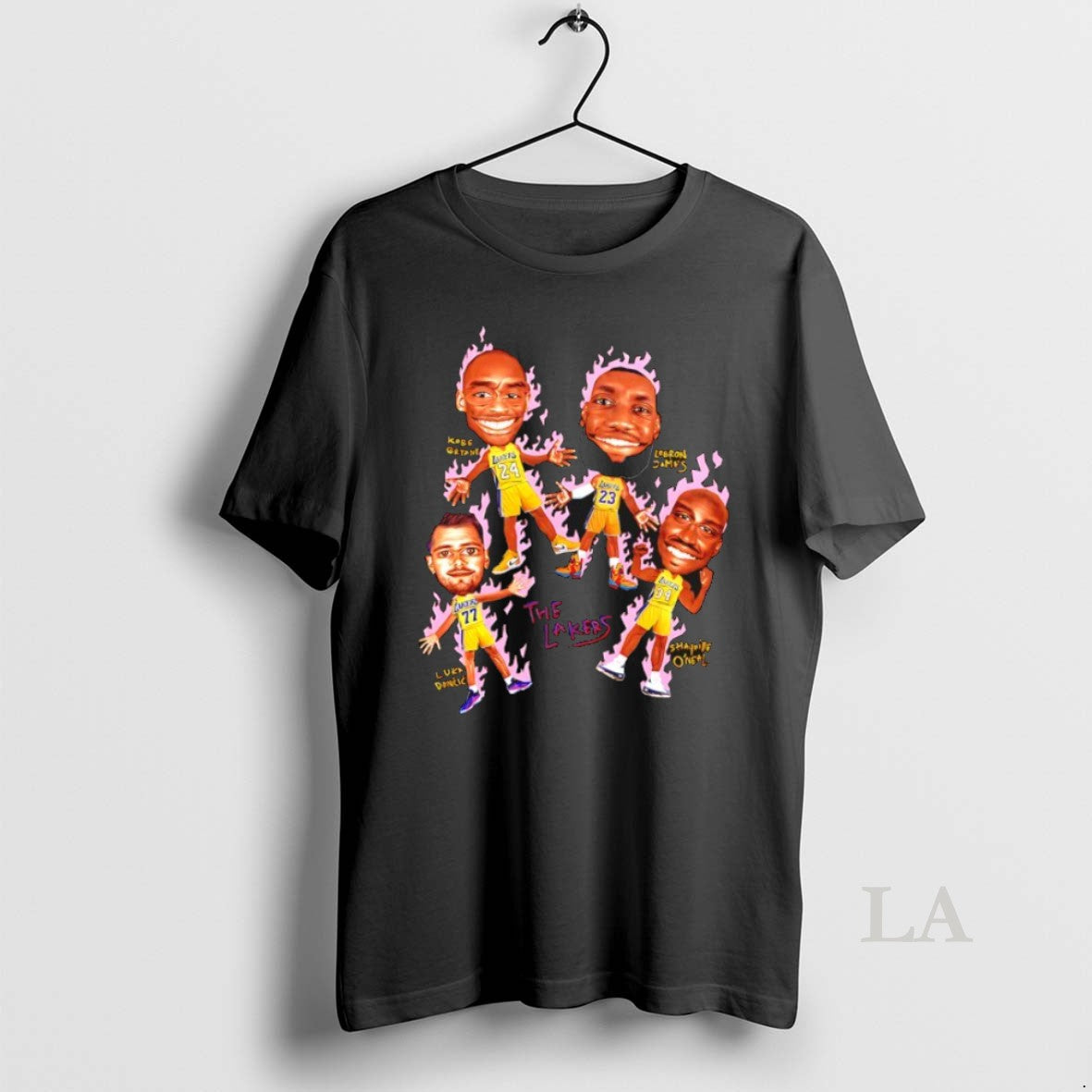 Original The Lakers Crazy Head Funny