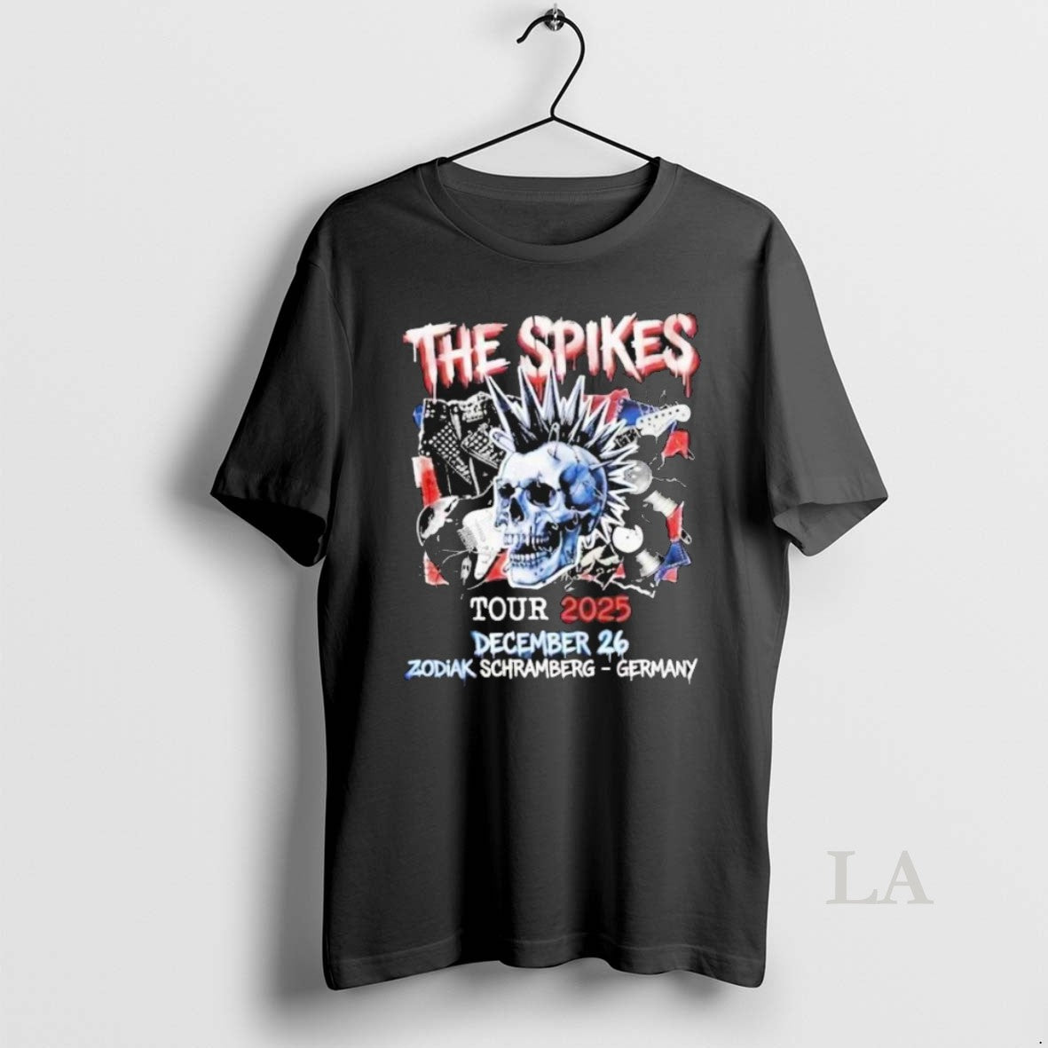 Original The Spikes Tour 2025 December 26 2025 Zodiak Schramberg Germany Skull