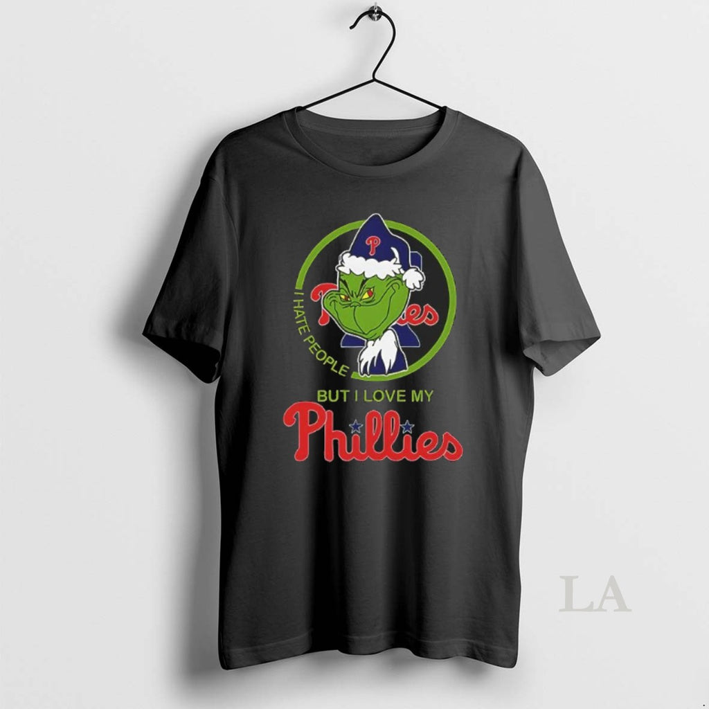 Original The Grinch I Hate People But I Love My Phillies