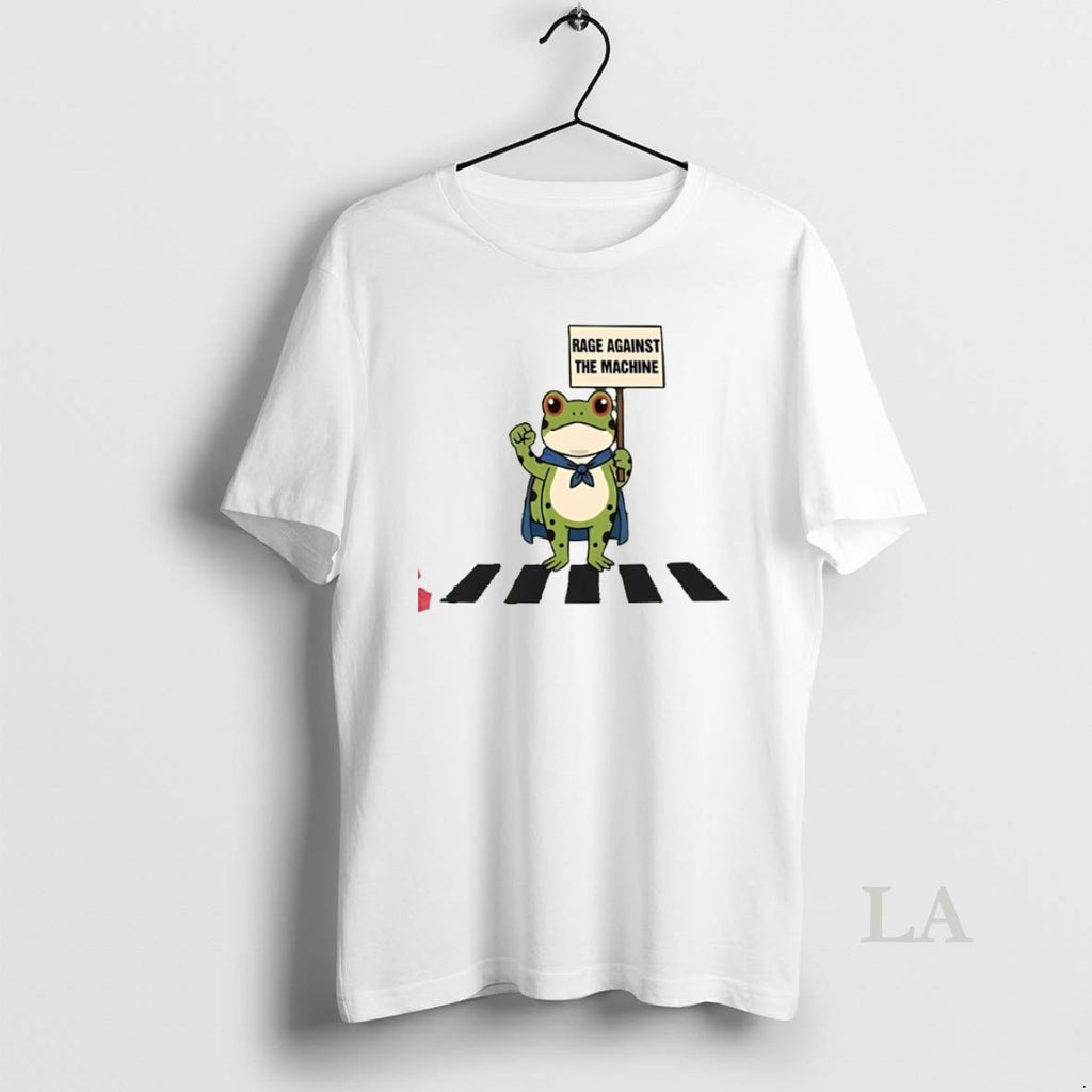 Original Top Portland Protest Frog Tee Rage Against The Machine Frog