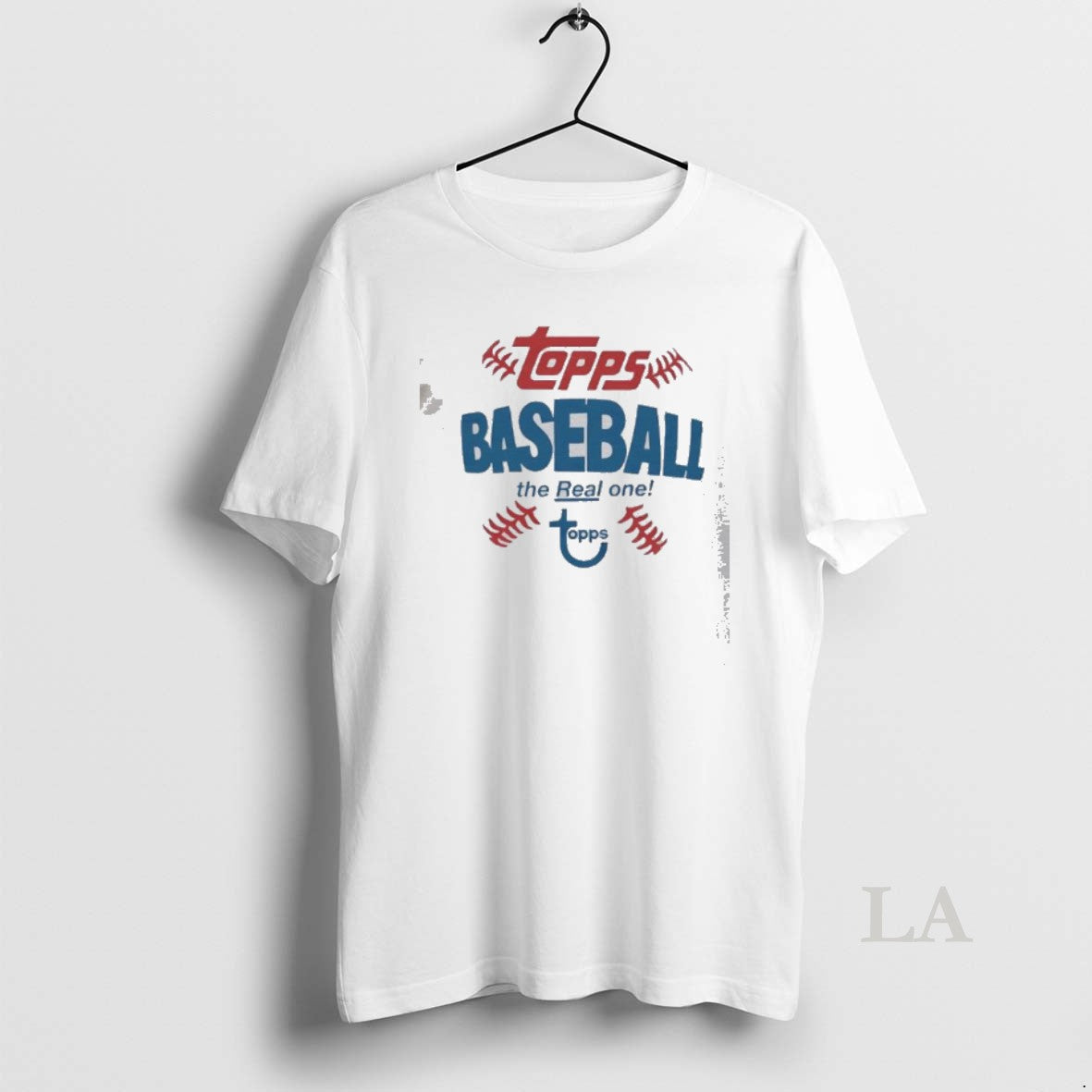 Original Topps Baseball The Real One Logo Graphic