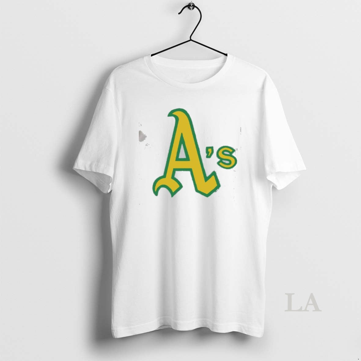 Original Topps Oakland Athletics As Logo Graphic Cotton