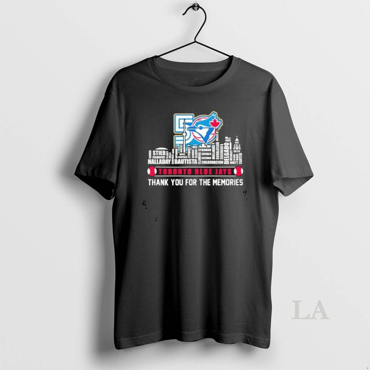 Original Toronto Blue Jays Names Legends City Thank You For The Memories Skyline