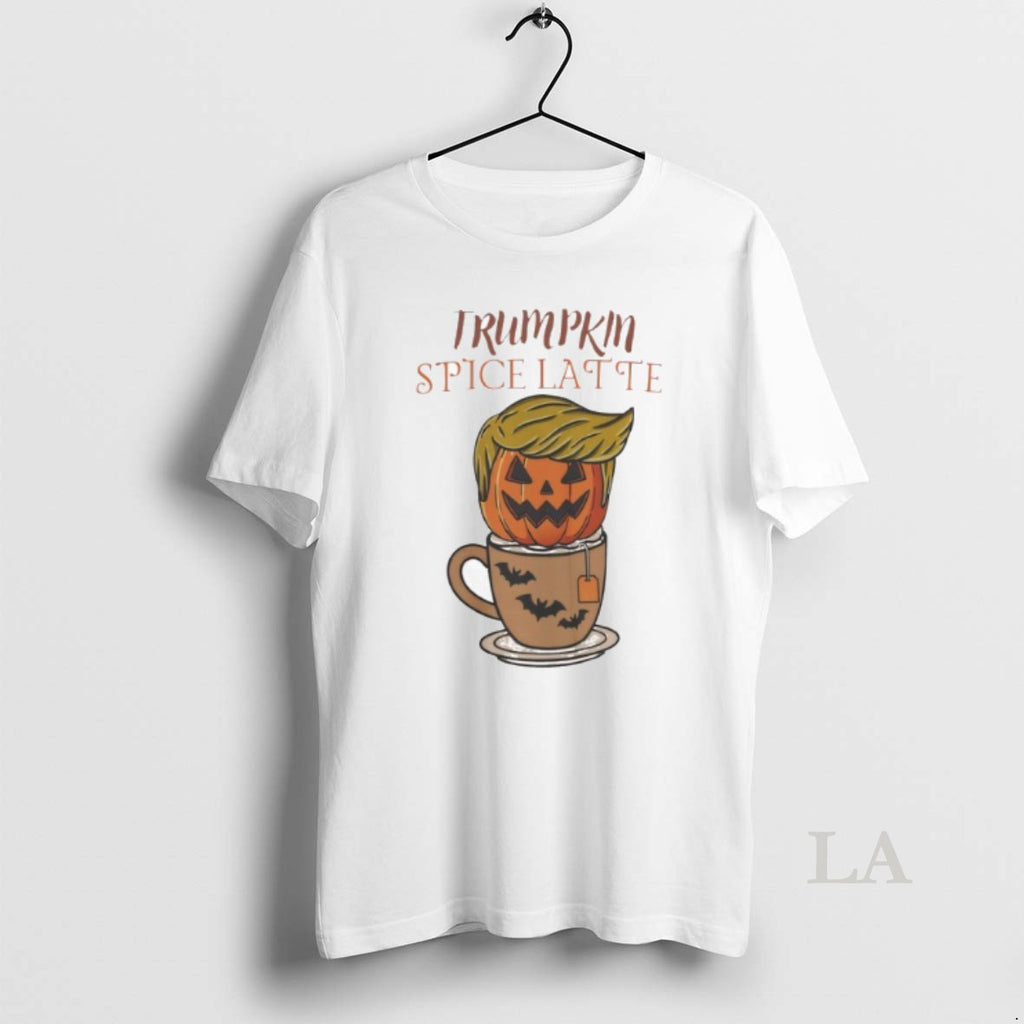 Original Trump Halloween Coffee Trumpkin Spice Latte Funny