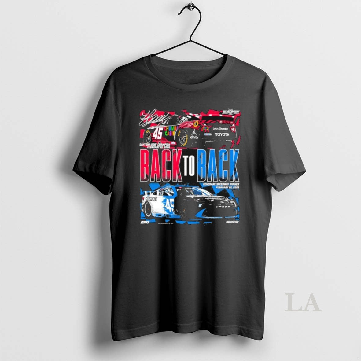 Original Tyler Reddick Classic Ink Back To Back Echopark Speedway Winner 2026 Nascar
