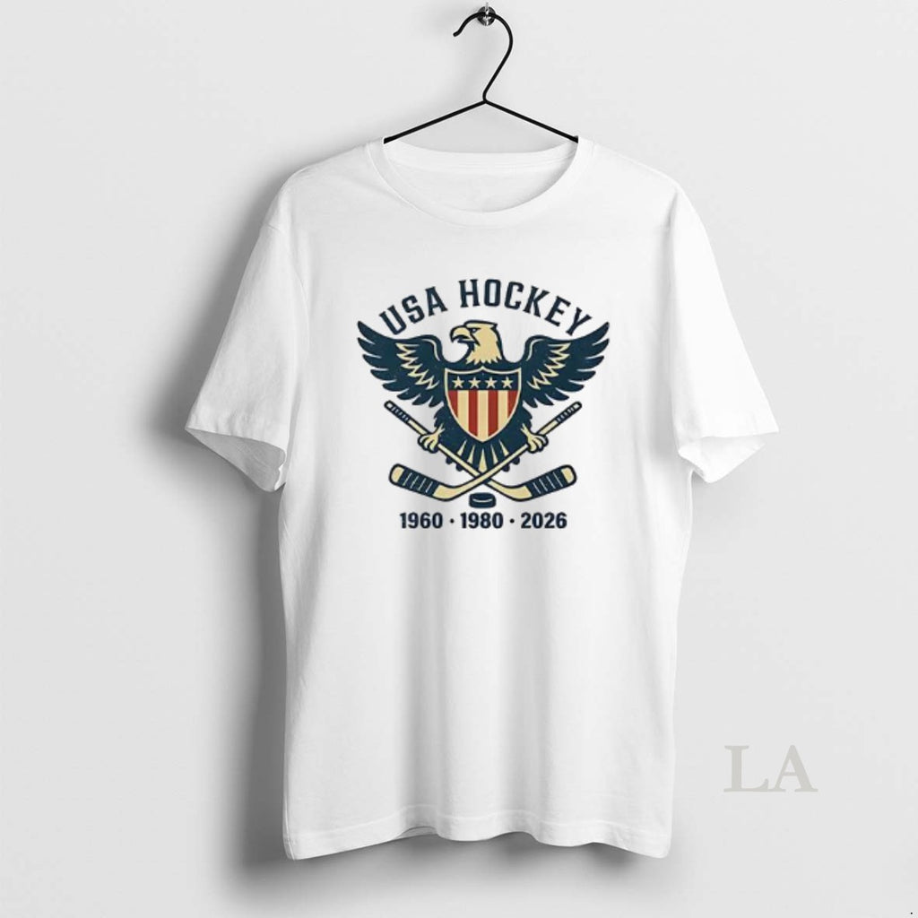 Original Usa Hockey 1960 1980 2026 Champions Eagle Logo