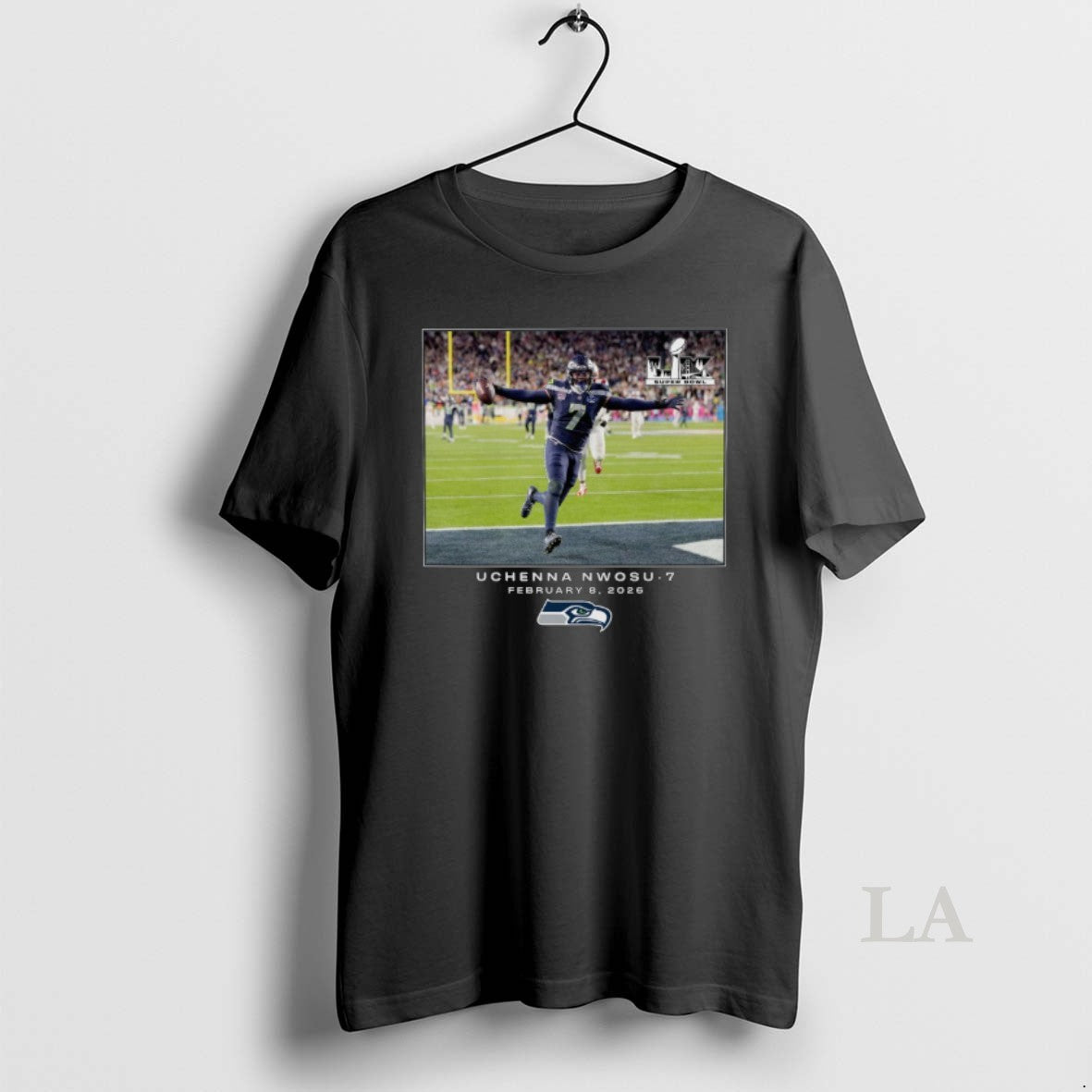 Original Uchenna Nwosu Seattle Seahawks Nfl Flash Features Super Bowl Lx February 8 2026