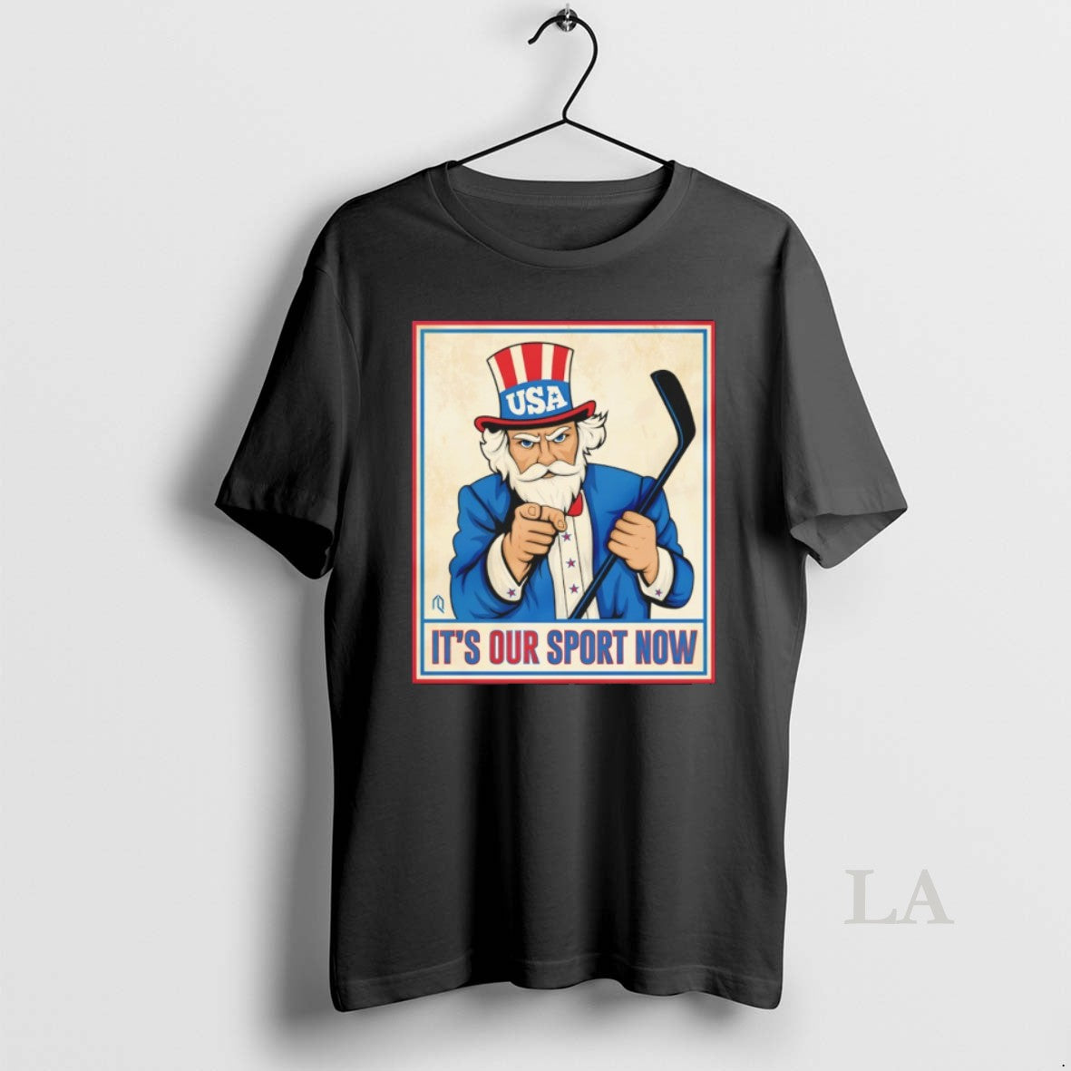 Original Uncle Sam Usa Hockey Its Our Sport Now Olympic 2026