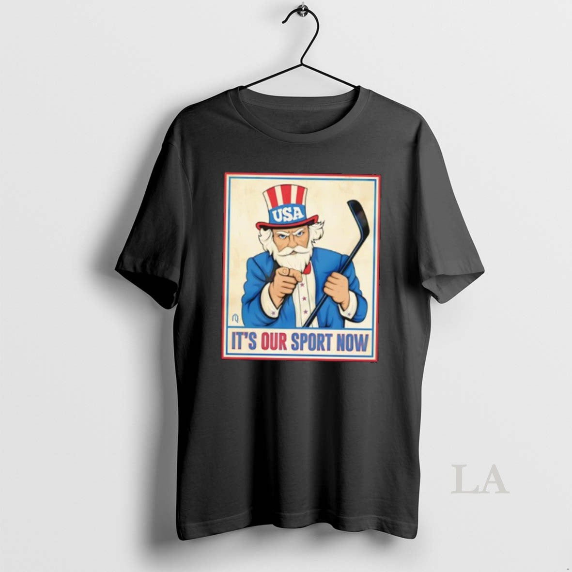 Original Uncle Sam Usa Its Our Sport Now Hockey