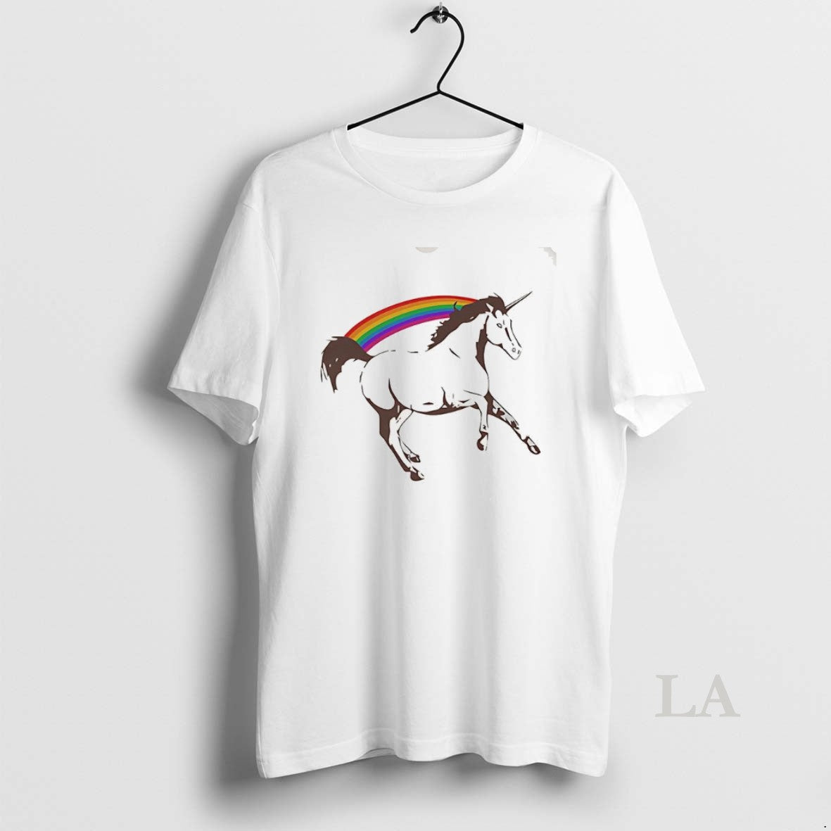 Original Unicorn With Rainbow Sketch