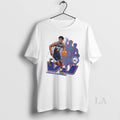 Original Vj Edgecombe Philadelphia 76ers Basketball Retro Signature