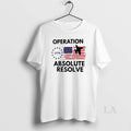 Original Venezuela 2026 Operation Absolute Resolve 1776 American Flag Silhouette Of A Fighter Jet